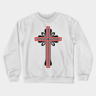 Cross of the Lord and Savior Jesus Christ, a symbol of crucifixion and salvation. Crewneck Sweatshirt